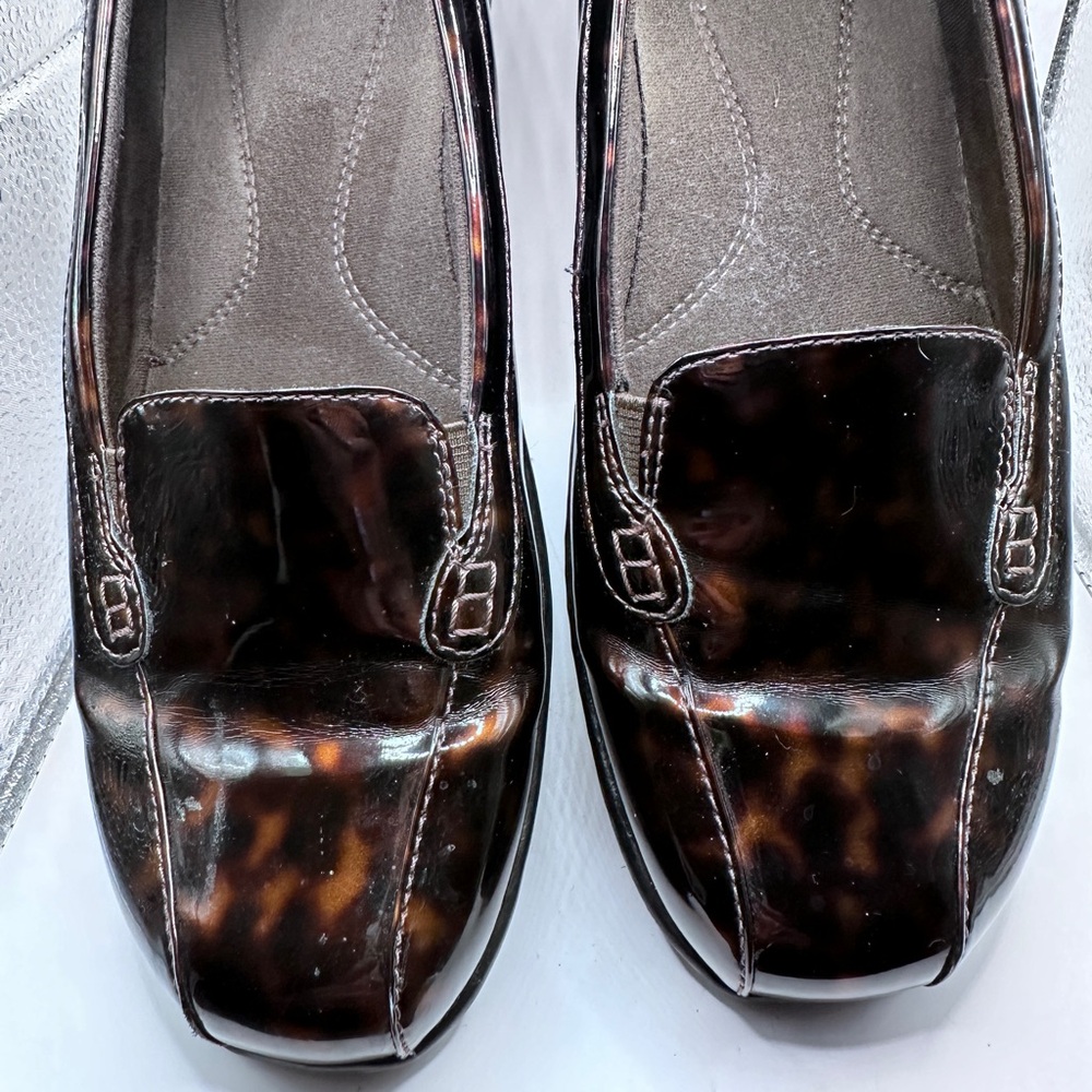 Clarks Tortoiseshell Pattern Loafers - image 1